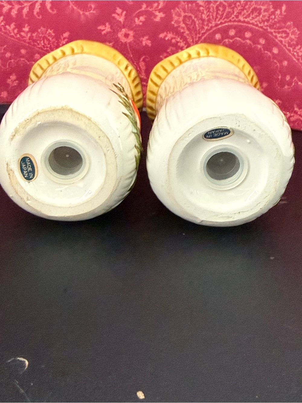 Vintage 1970s Merry Mushrooms Sears and Roebuck salt and pepper shakers - Picture 4 of 6